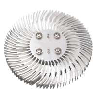 China Custom Aluminum Alloy Extrude Circular Heat Sink